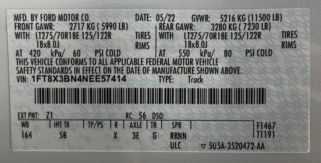 Used 2022 Ford F350 Lariat w/ Lariat Value Package AWD/4WD image 62