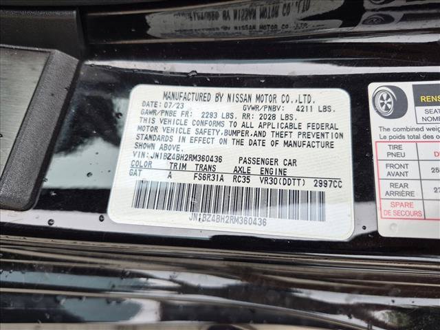 Used 2024 Nissan Z Performance w/ Floor Mat Package RWD image 22