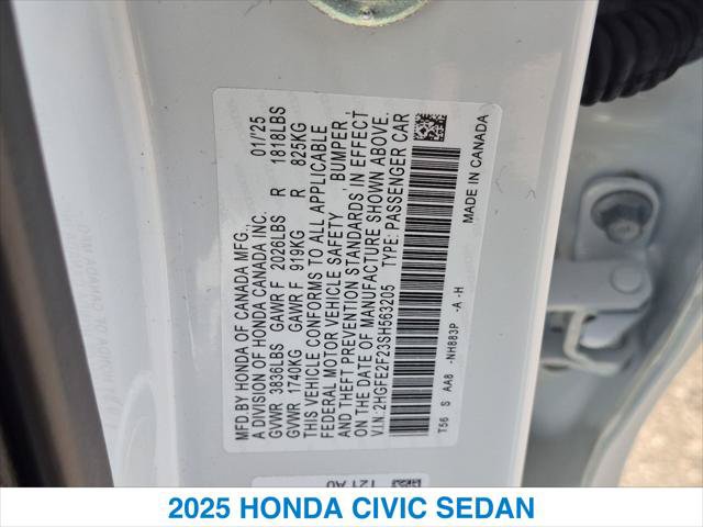 Certified 2025 Honda Civic LX image 26