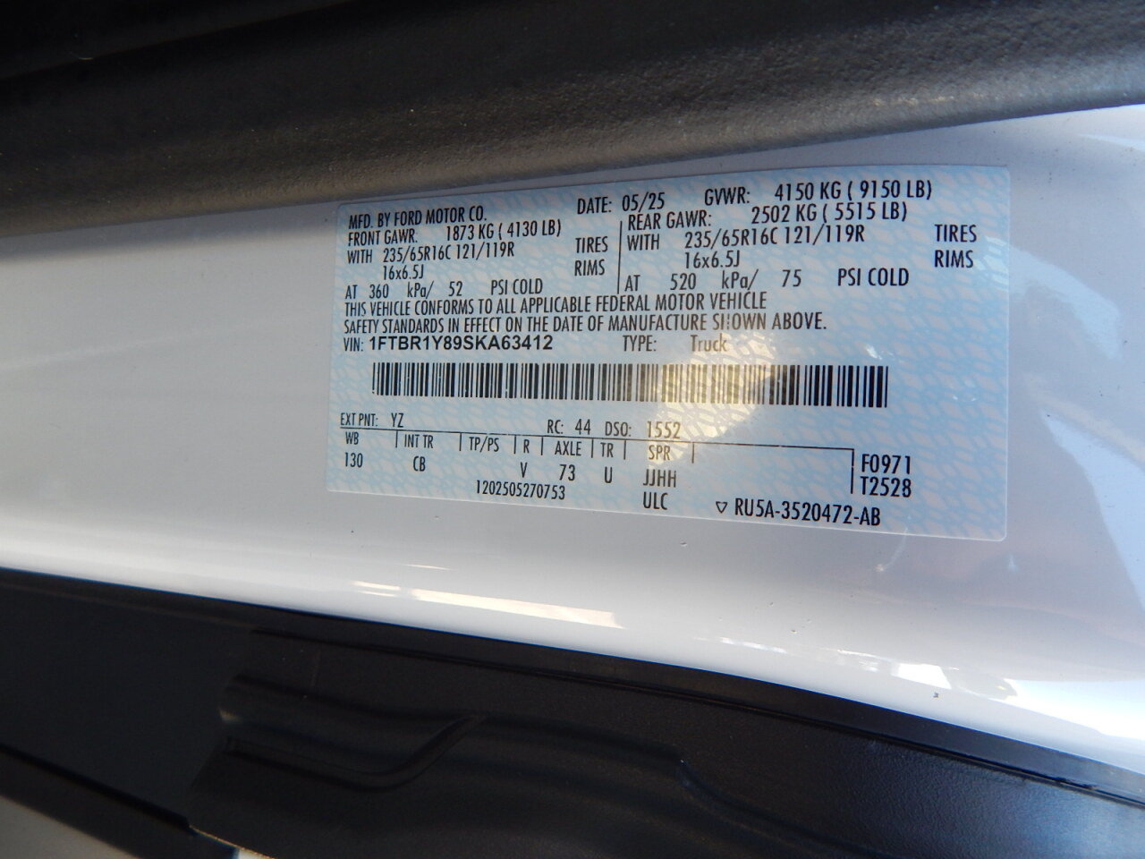 Used 2025 Ford Transit 250 Low Roof w/ Exterior Upgrade Package RWD image 28