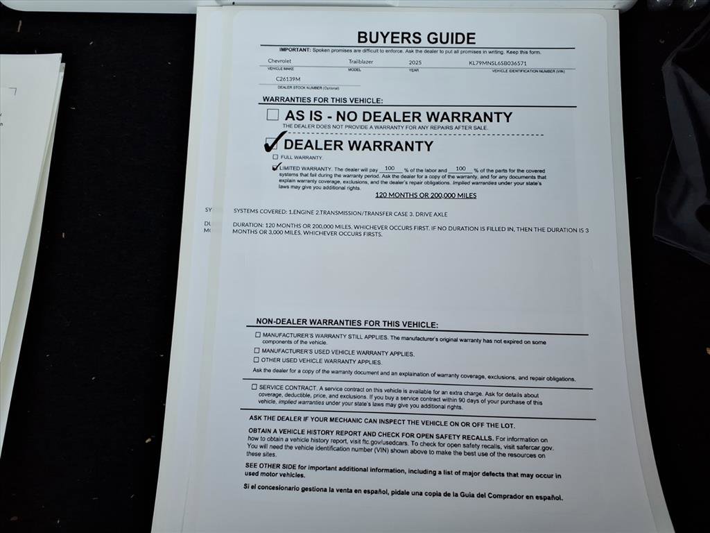 Used 2025 Chevrolet TrailBlazer LS w/ LS Convenience Package image 35