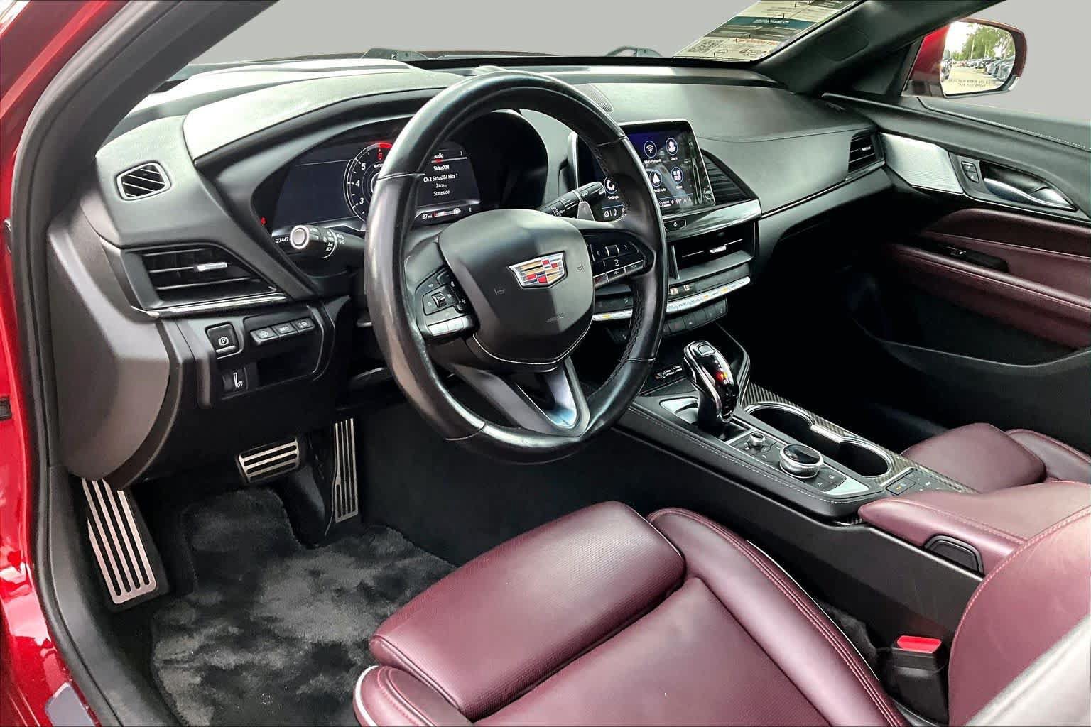 Used 2022 Cadillac CT4 V w/ Technology Package RWD image 34