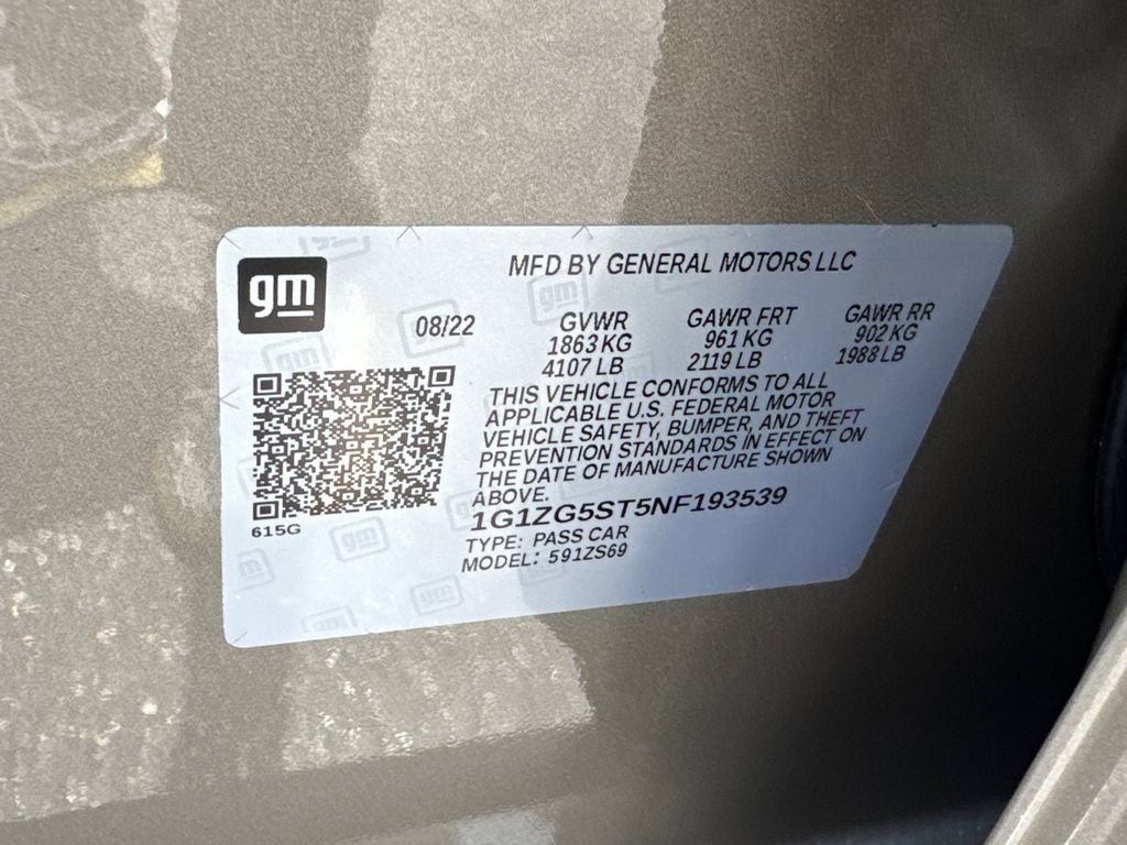 Used 2022 Chevrolet Malibu RS FWD image 32