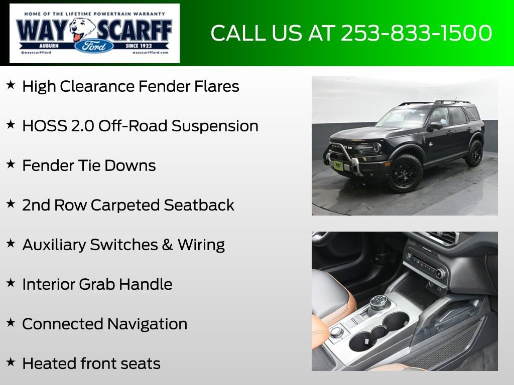 New 2025 Ford Bronco Sport Outer Banks w/ Sasquatch Outer Banks Package image 31