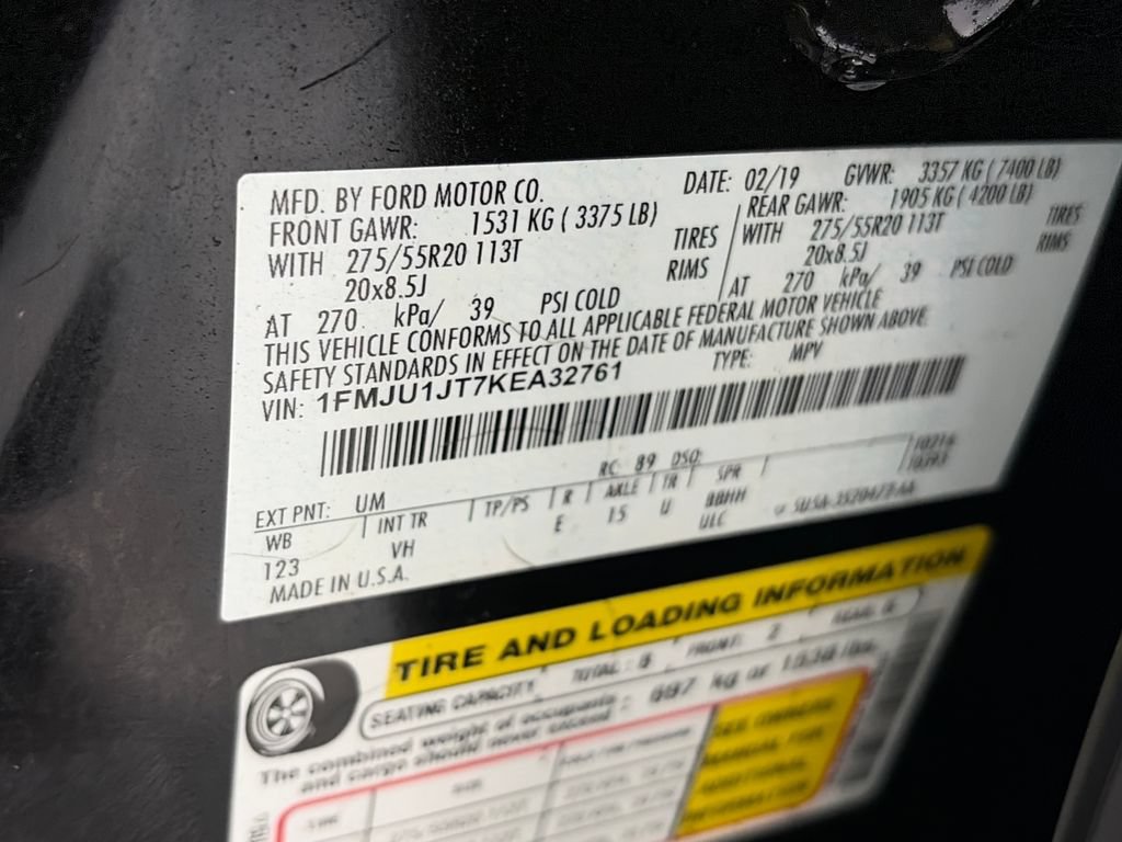 Certified 2019 Ford Expedition XLT w/ Equipment Group 202A AWD/4WD image 9