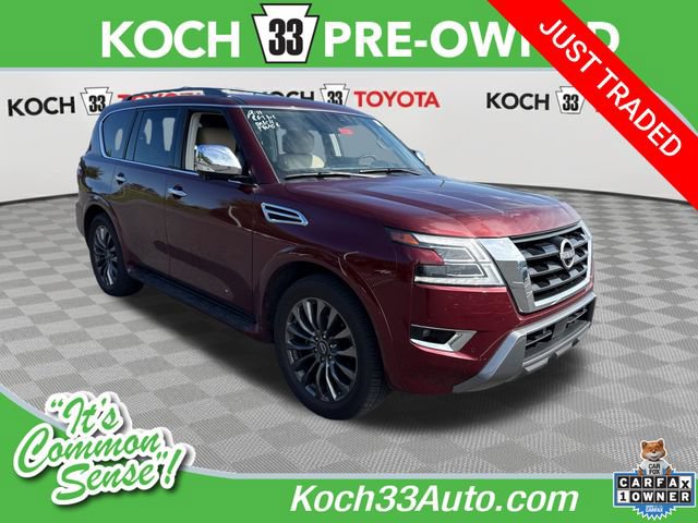 Used 2023 Nissan Armada Platinum w/ Captain's Chairs Package