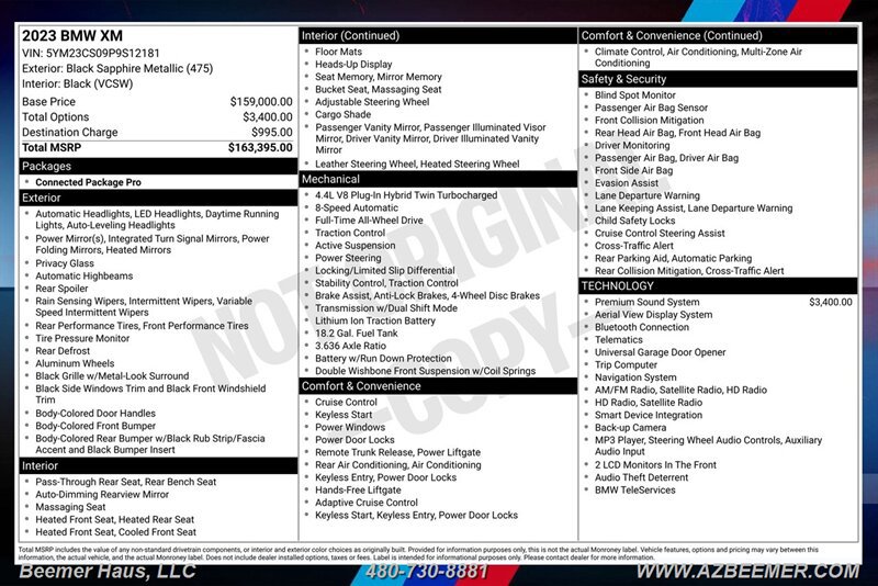 Used 2023 BMW XM AWD/4WD image 3
