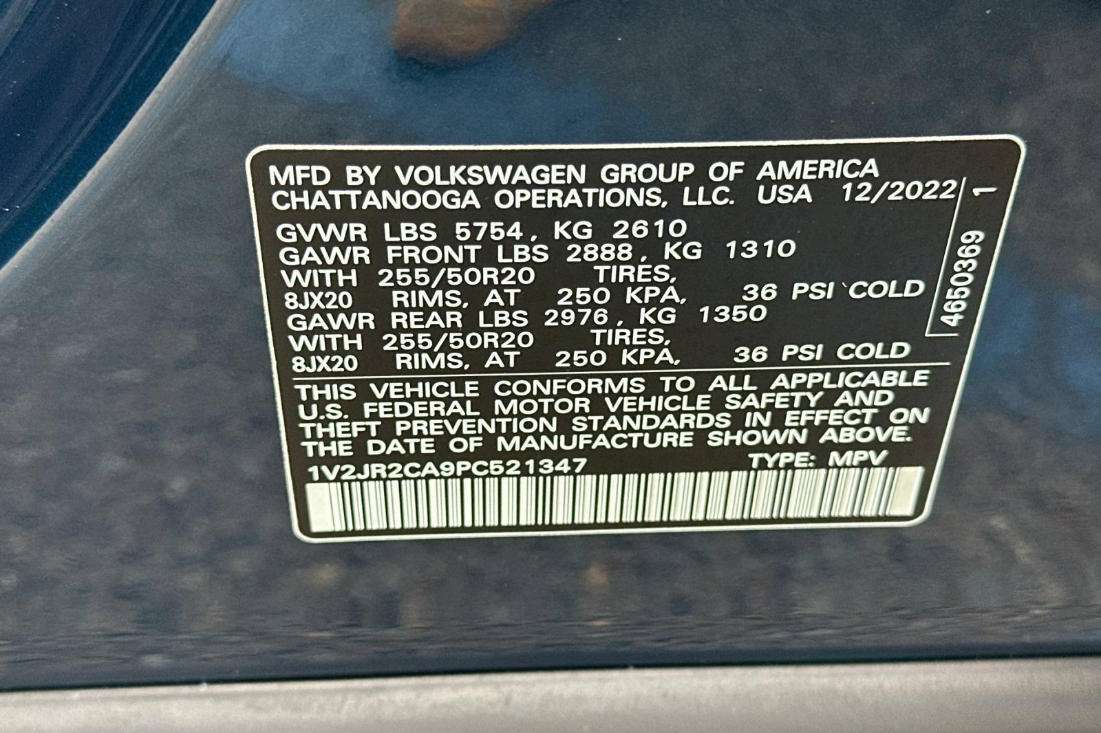 Used 2023 Volkswagen Atlas SE w/ Panoramic Sunroof Package FWD image 29