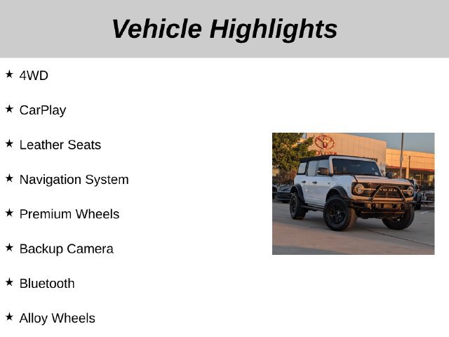 Used 2023 Ford Bronco Wildtrak AWD/4WD image 5