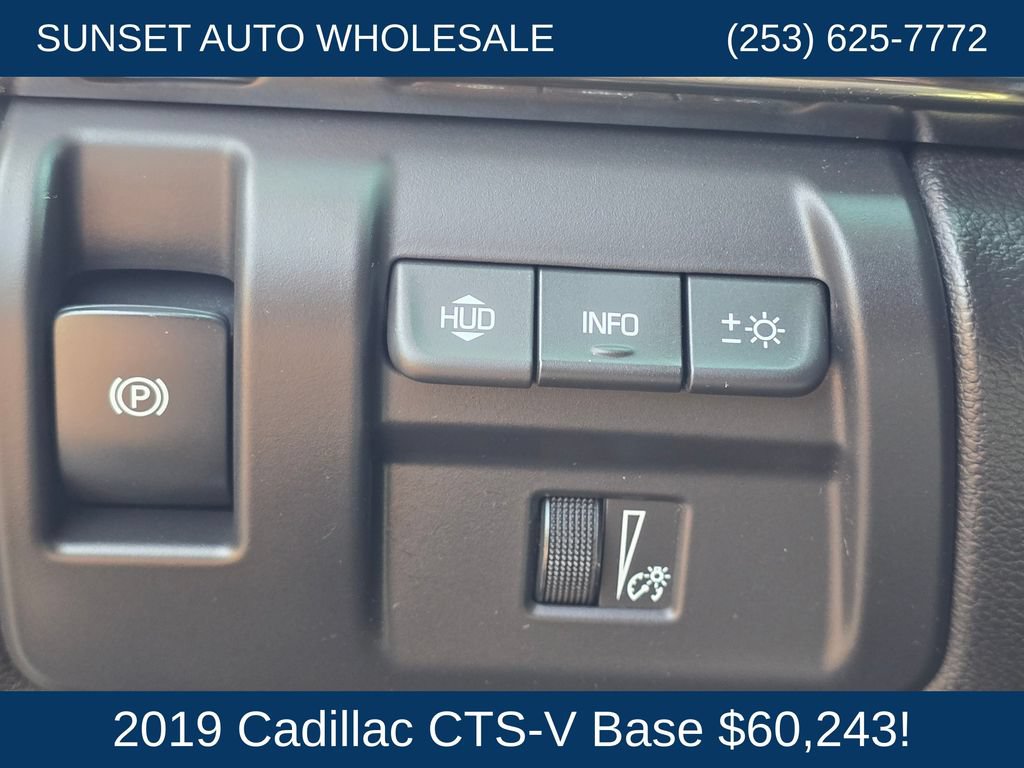Used 2019 Cadillac CTS V w/ Carbon Fiber Package RWD image 25