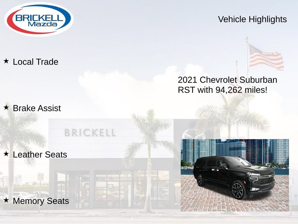 Used 2021 Chevrolet Suburban RST w/ Luxury Package RWD image 17