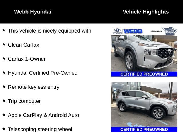 Certified 2023 Hyundai Santa Fe SE AWD/4WD image 4