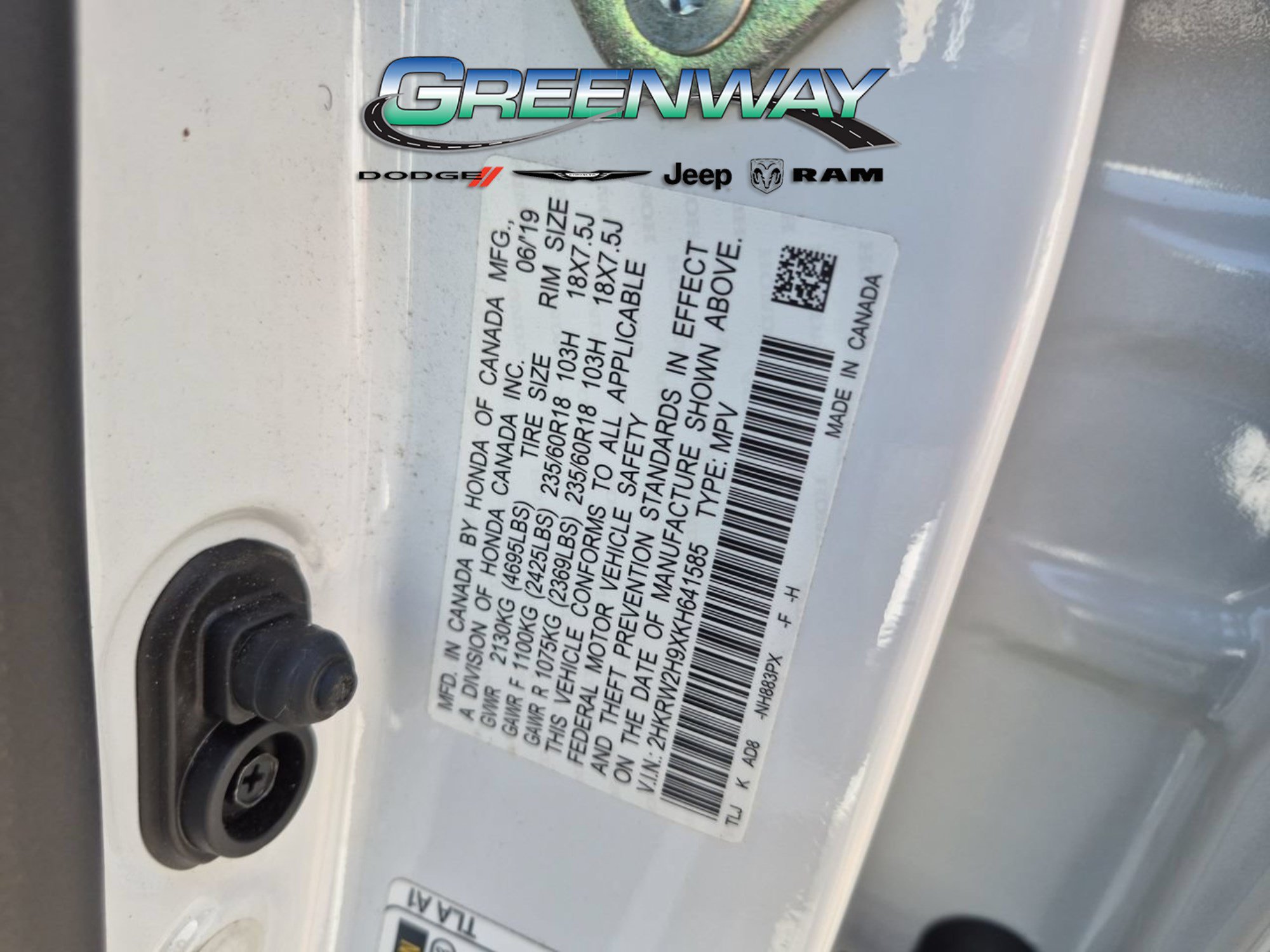 Used 2019 Honda CR-V Touring image 37
