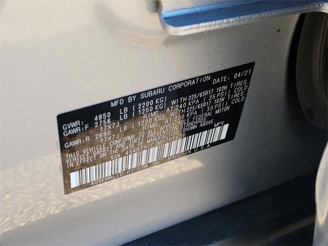 Used 2021 Subaru Outback Premium image 30