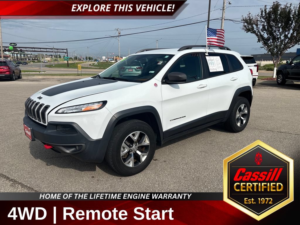Used 2016 Jeep Cherokee Trailhawk w/ Leather Interior Group AWD/4WD image 1