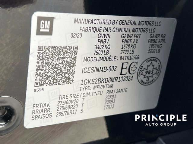 Used 2021 GMC Yukon SLT w/ SLT Luxury Plus Package image 34