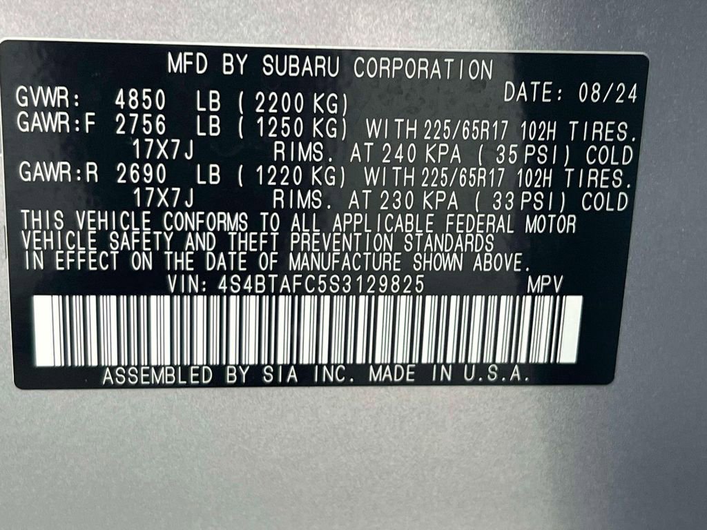 Certified 2025 Subaru Outback Premium image 12