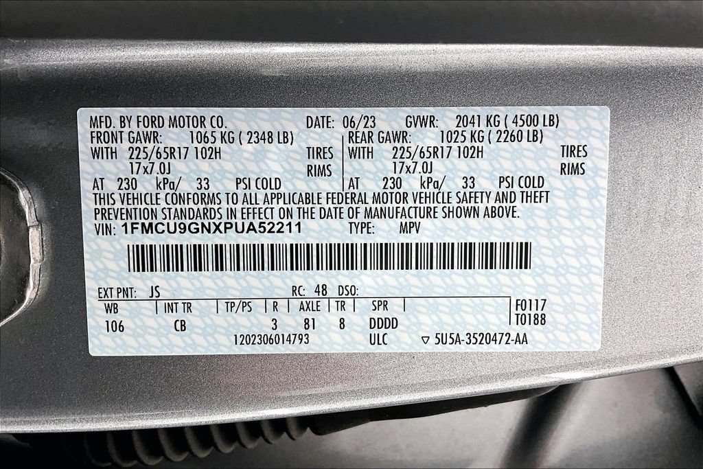 Used 2023 Ford Escape Active AWD/4WD image 35