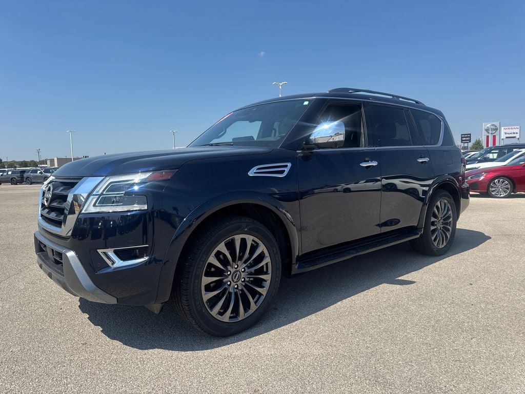 Used 2024 Nissan Armada Platinum w/ Captain's Chairs Package AWD/4WD image 2