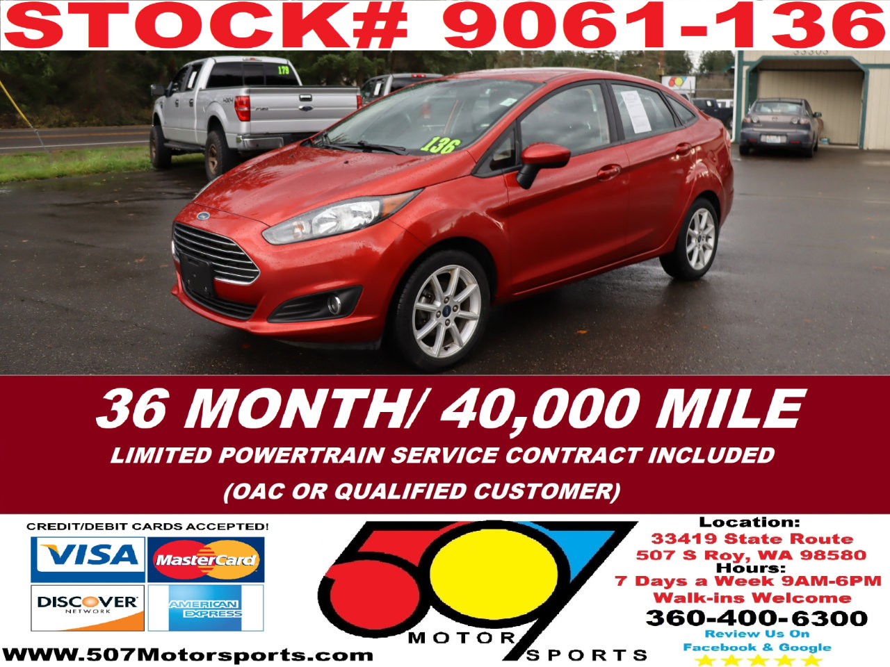 Used 2019 Ford Fiesta SE w/ Equipment Group 201A