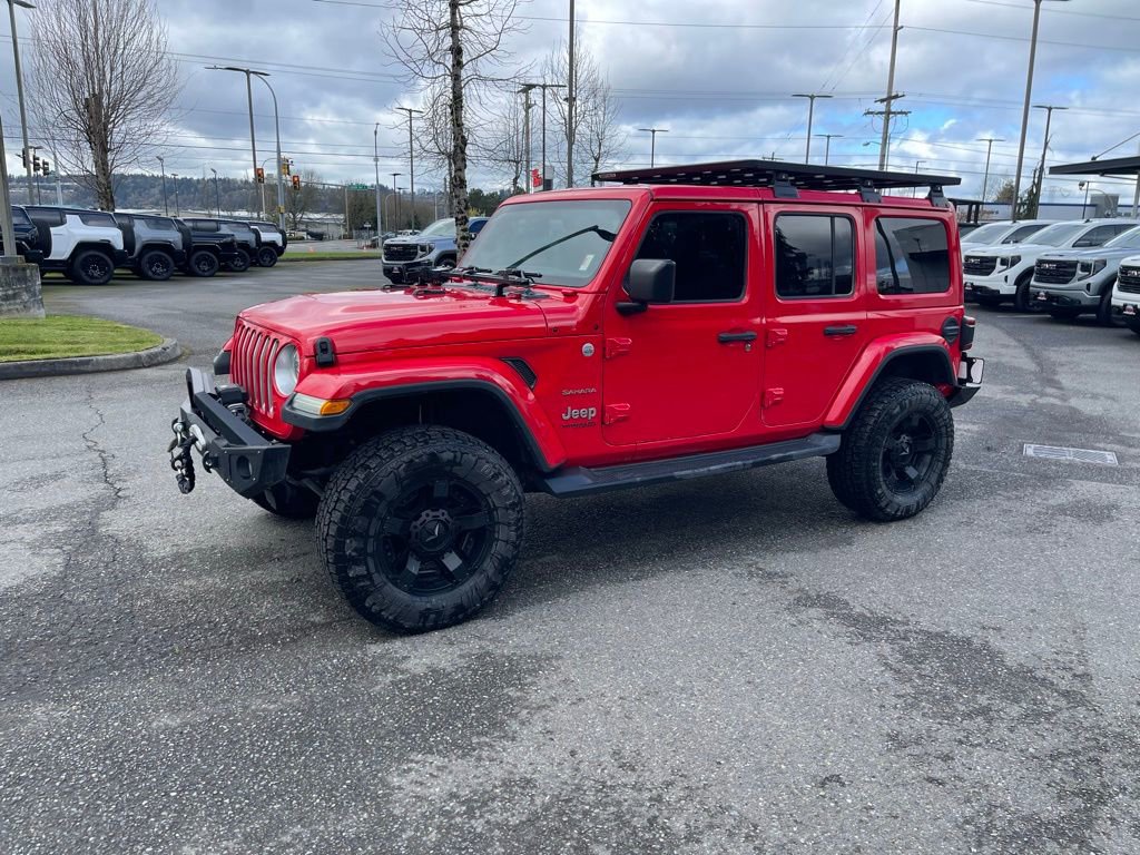 Used 2018 Jeep Wrangler Unlimited Sahara image 1