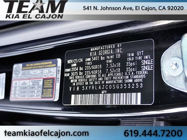 Certified 2025 Kia Sorento S w/ Panoramic Sunroof Package FWD image 39