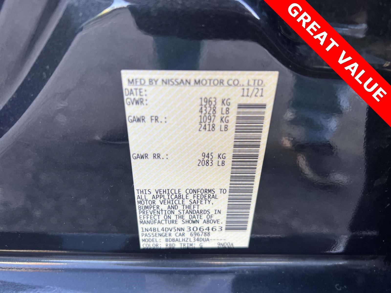 Used 2022 Nissan Altima 2.5 SV image 25