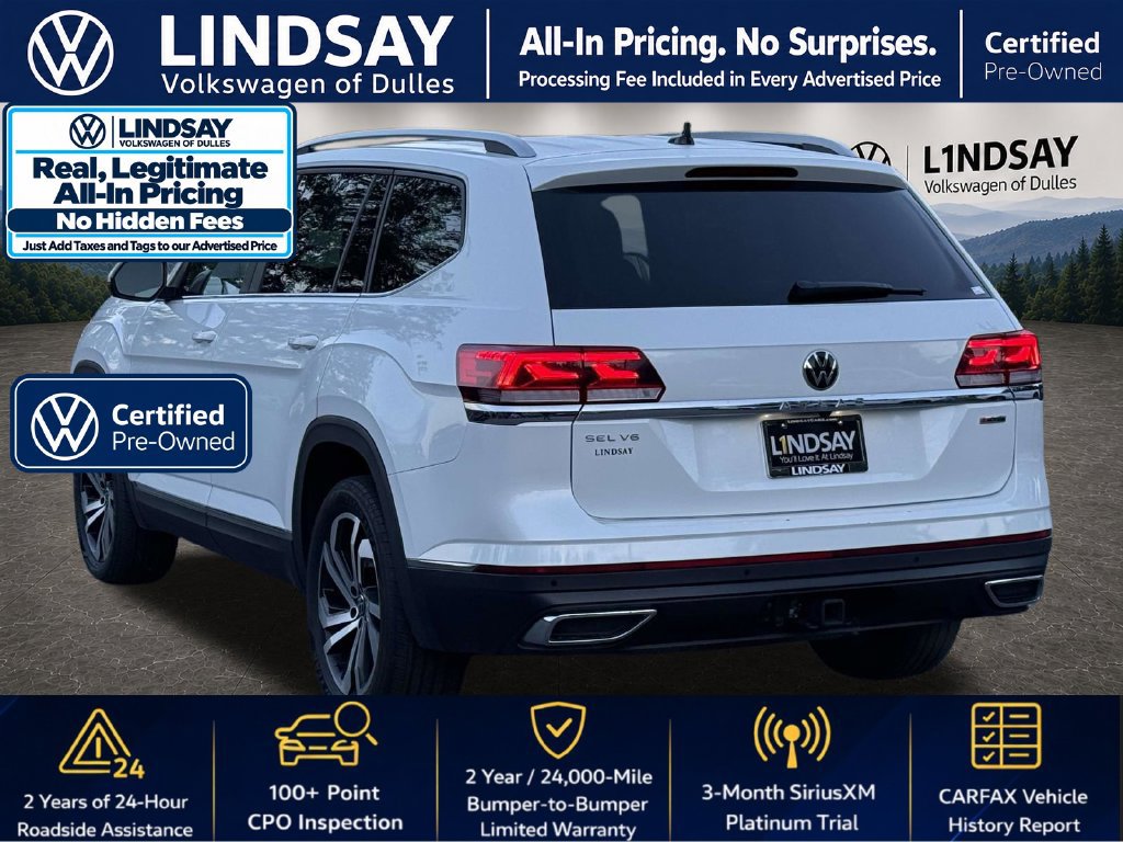 Used 2022 Volkswagen Atlas SEL AWD/4WD image 5
