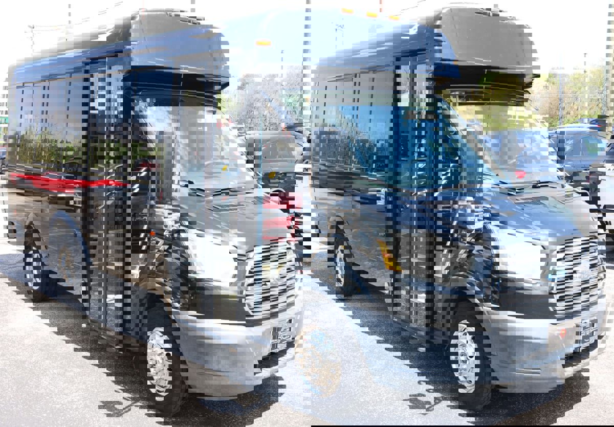 Used 2015 Ford Transit 350 156 DRW w/ Shuttle Bus Prep Package RWD image 1