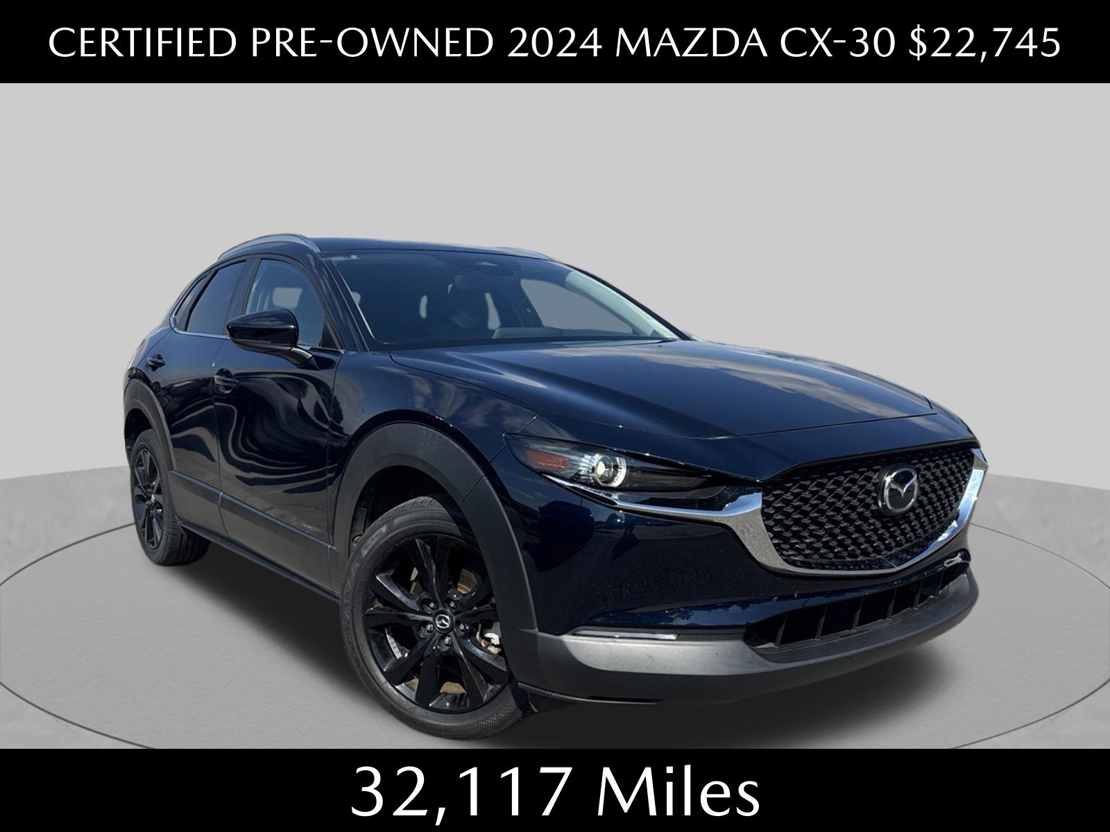 Certified 2024 MAZDA CX-30 AWD 2.5 S w/ Select Sport Pkg