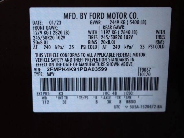 Used 2023 Ford Edge Titanium w/ Class II Trailer Tow Package AWD/4WD image 31