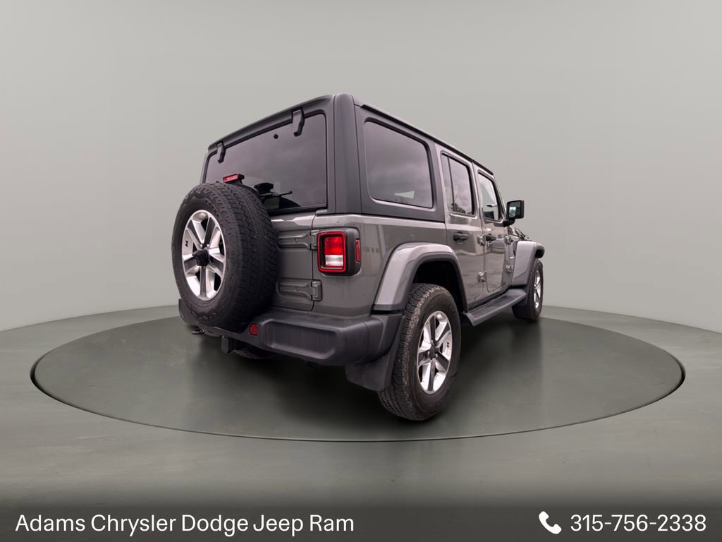 Used 2019 Jeep Wrangler Unlimited Sahara w/ Uconnect 4C Nav & Sound Group image 3