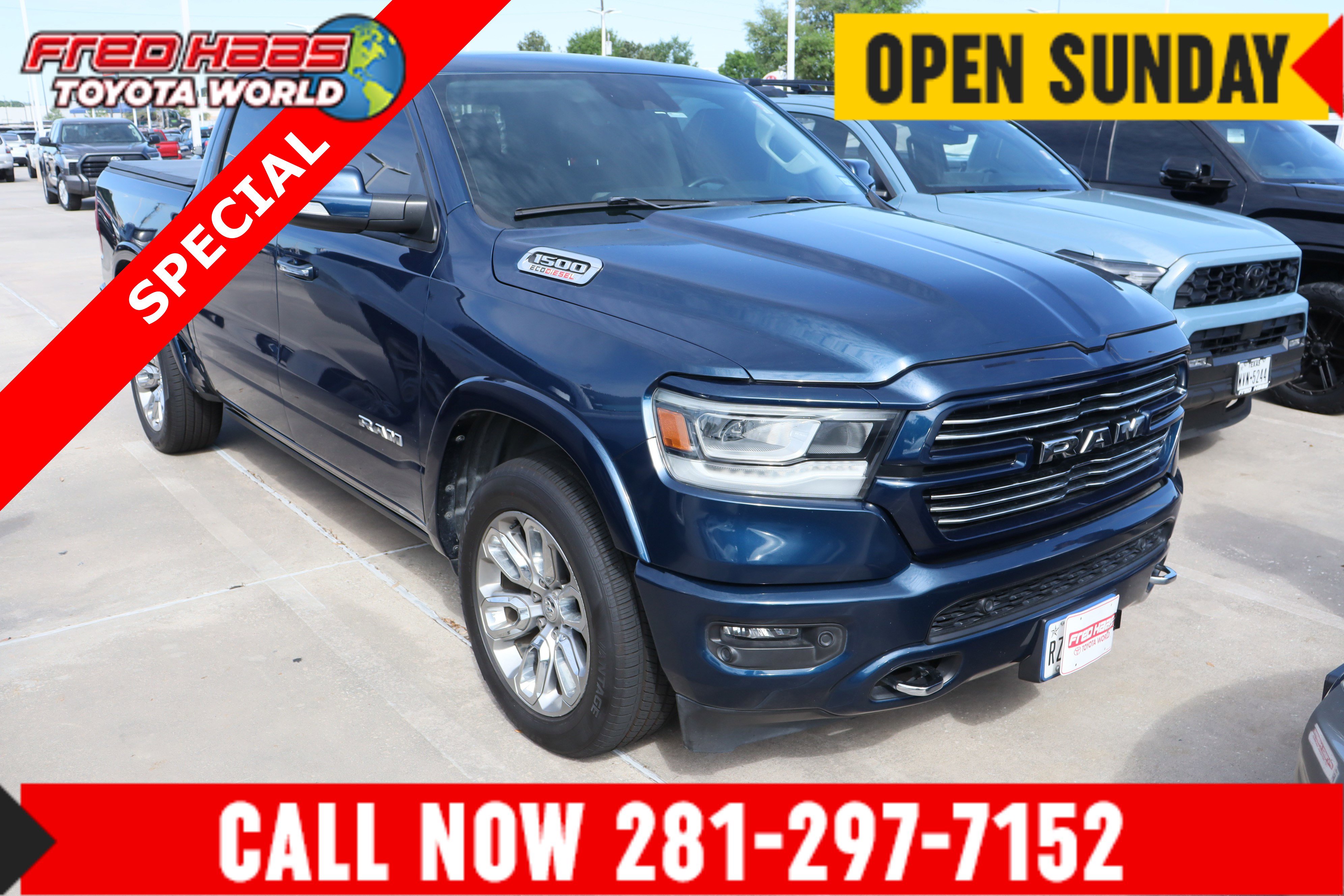 Used 2022 RAM 1500 Laramie w/ Laramie Southwest Edition image 1