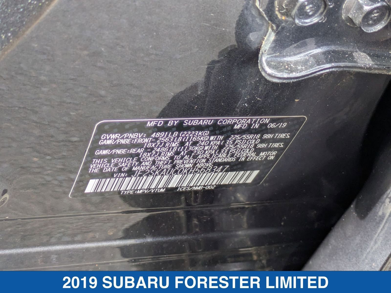 Used 2019 Subaru Forester Limited image 40