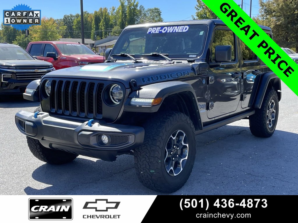 Used 2022 Jeep Wrangler Unlimited Rubicon 4xe w/ Cold Weather Group image 3