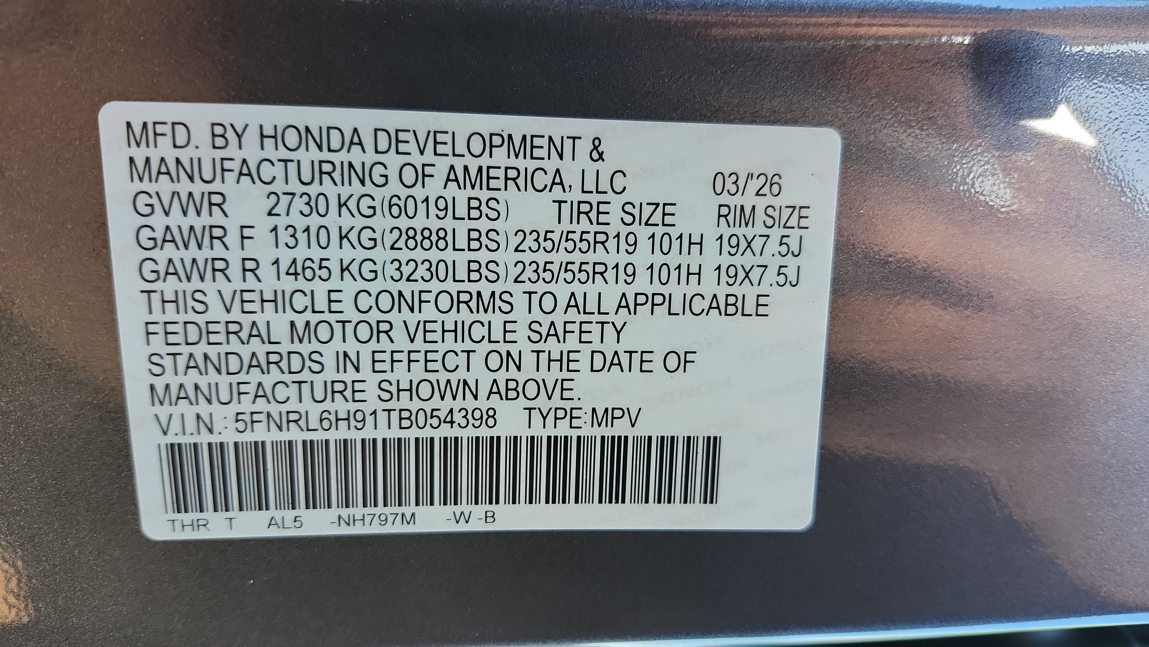 New 2026 Honda Odyssey Elite image 28