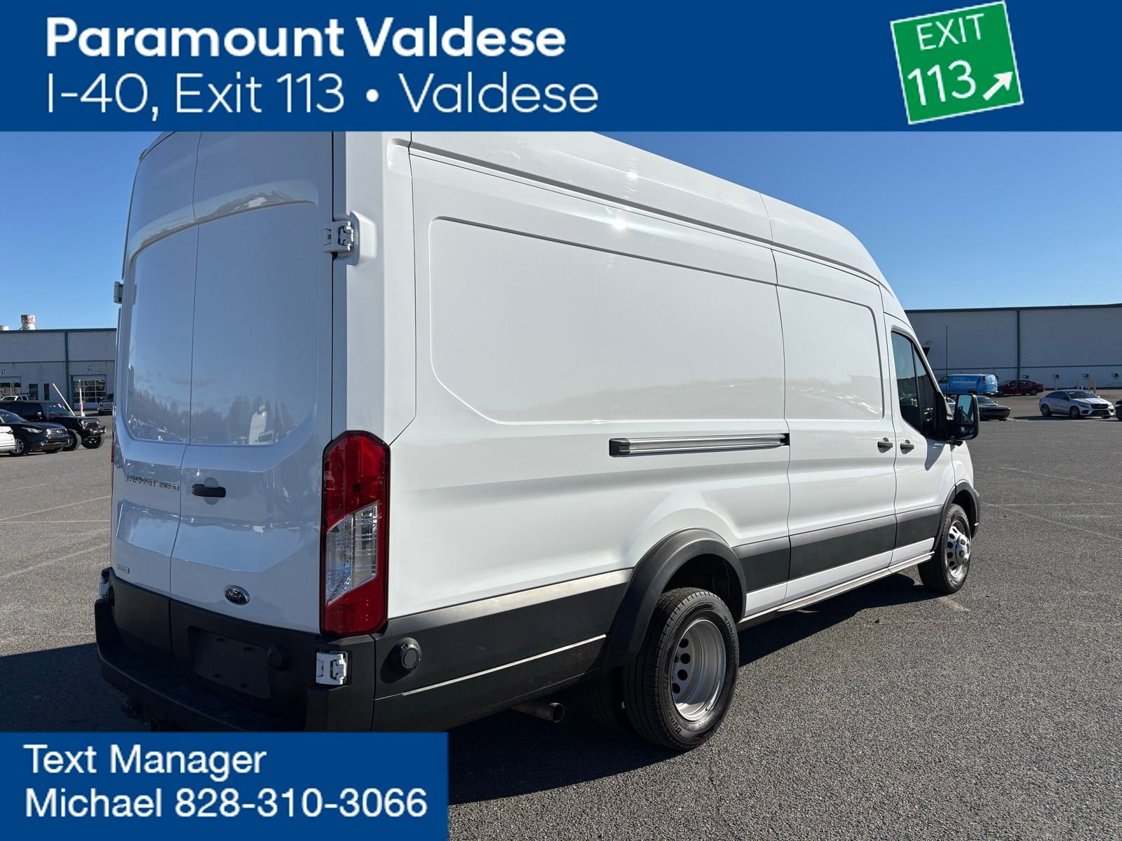 Used 2025 Ford Transit 350 148 High Roof Extended DRW w/ Load Area Protection Package image 3