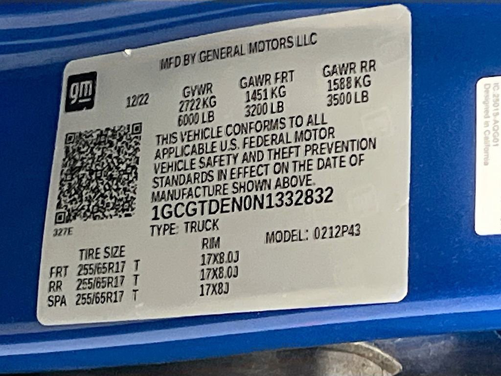 Used 2022 Chevrolet Colorado Z71 image 31