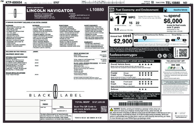 New 2026 Lincoln Navigator L Black Label AWD/4WD image 4