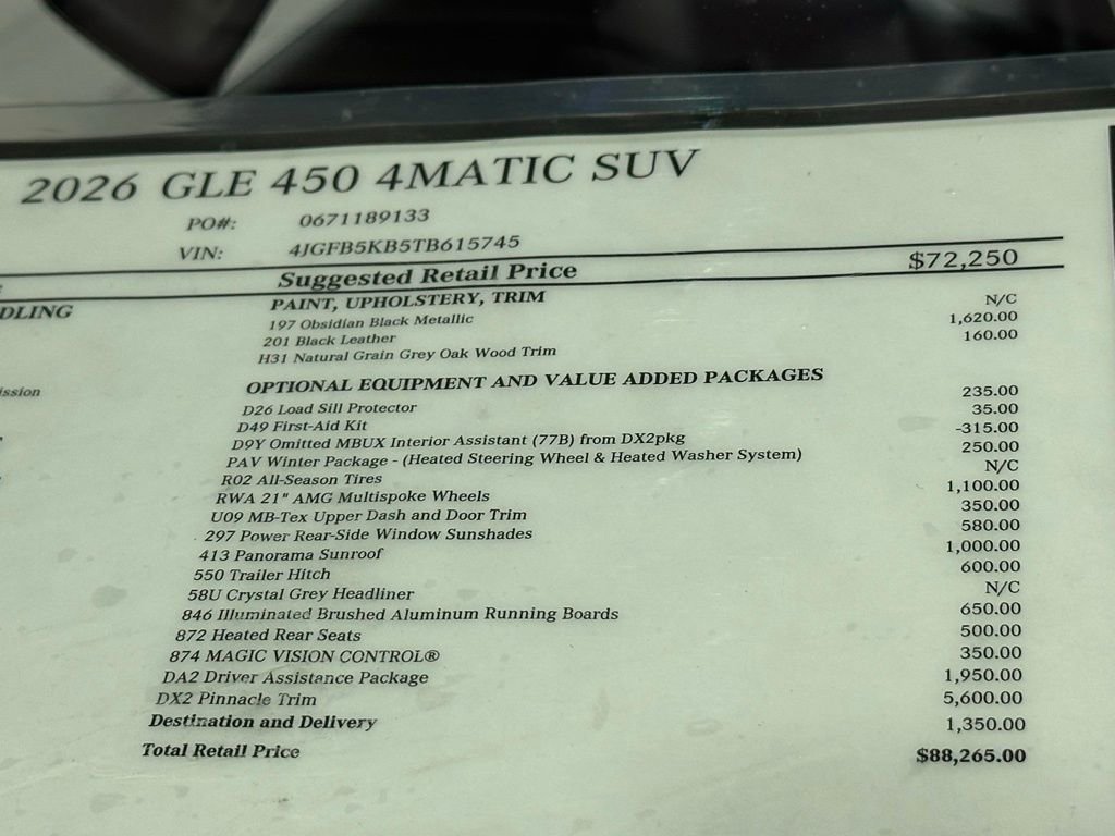 New 2026 Mercedes-Benz GLE 450 4MATIC image 19