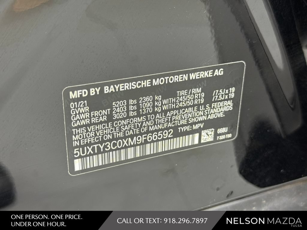 Used 2021 BMW X3 sDrive30i w/ Convenience Package RWD image 52