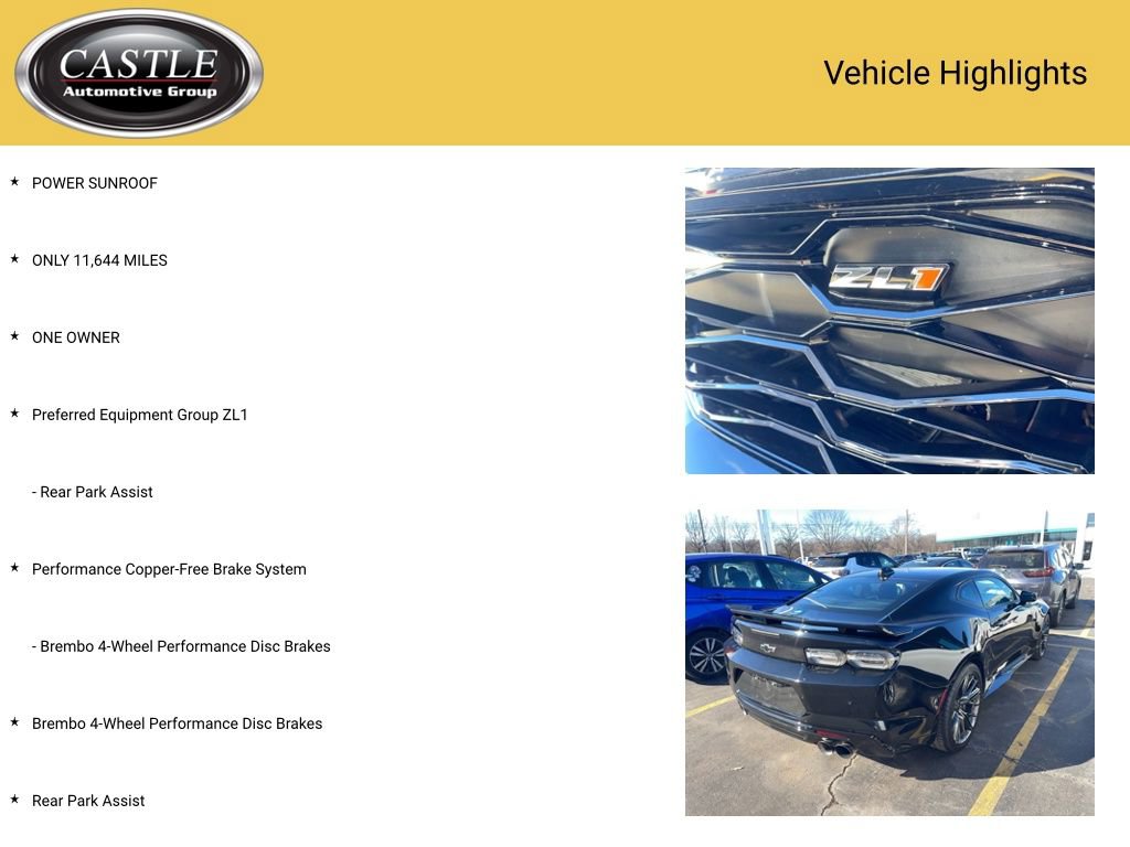 Used 2023 Chevrolet Camaro ZL1 image 3