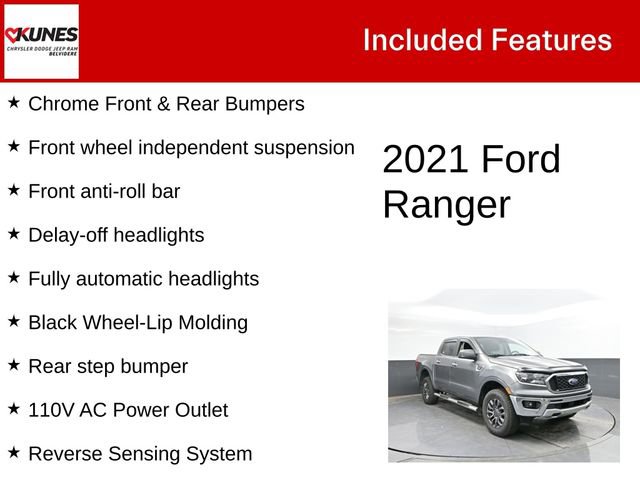 Used 2021 Ford Ranger XLT w/ Equipment Group 301A Mid RWD image 4