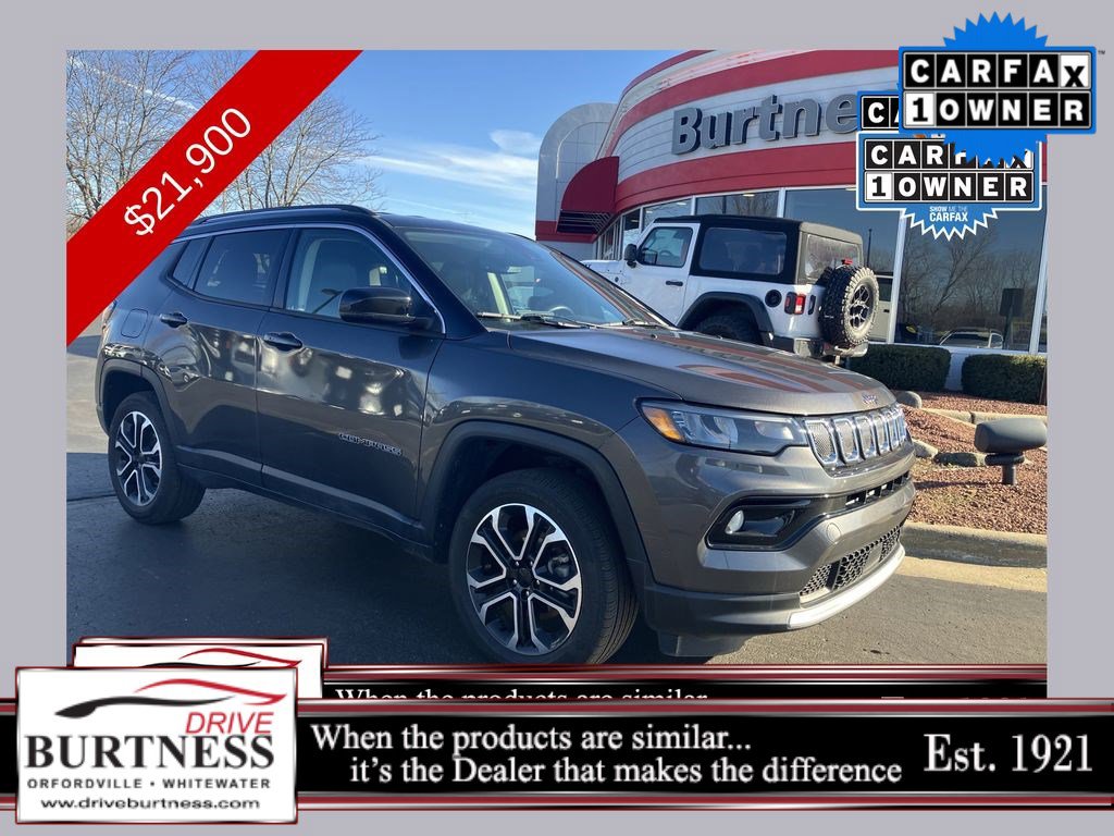 Used 2022 Jeep Compass Limited video 1