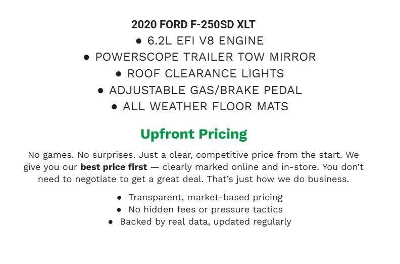 Used 2020 Ford F250 XLT w/ XLT Value Package image 1