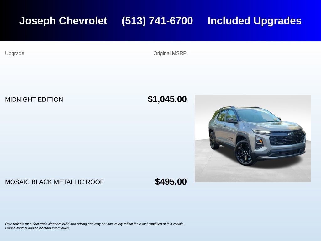 Used 2025 Chevrolet Equinox LT w/ Midnight Edition AWD/4WD image 5