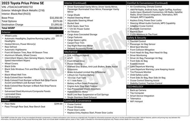 Used 2023 Toyota Prius Prime FWD image 36