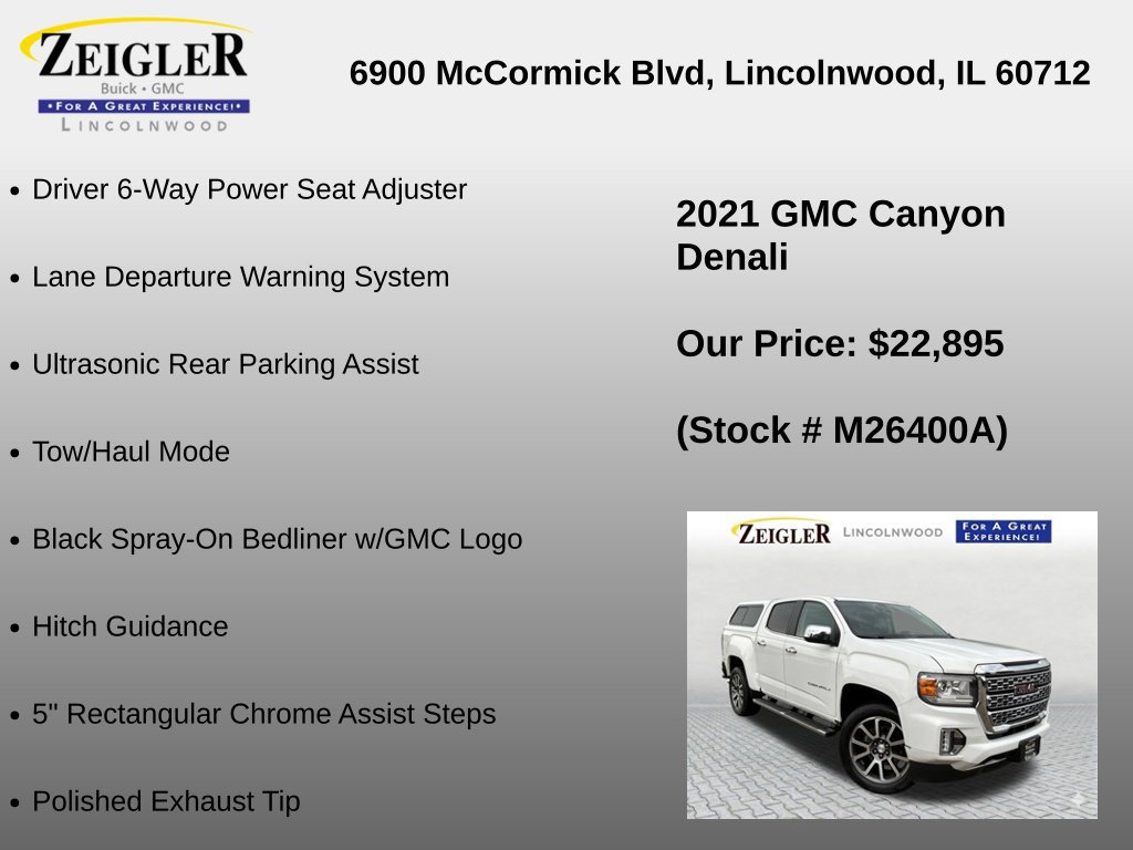 Used 2021 GMC Canyon Denali AWD/4WD image 24