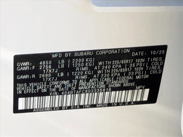 New 2025 Subaru Outback Premium image 18