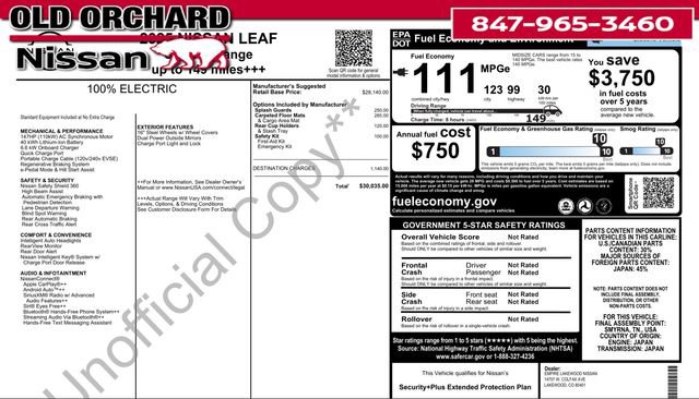 Used 2025 Nissan Leaf S image 7